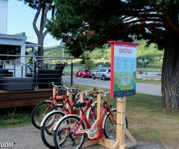 Station Belle Plage, Vélo-partage Baiecycle